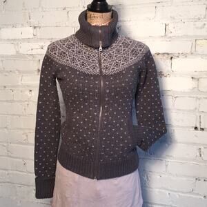 Talbots zipper sweater turtle neck size SMALL - P